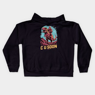 'Bigfoot & T-Rex Kids Hoodie